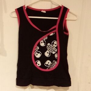 Vintage Skull Skates Tank Top